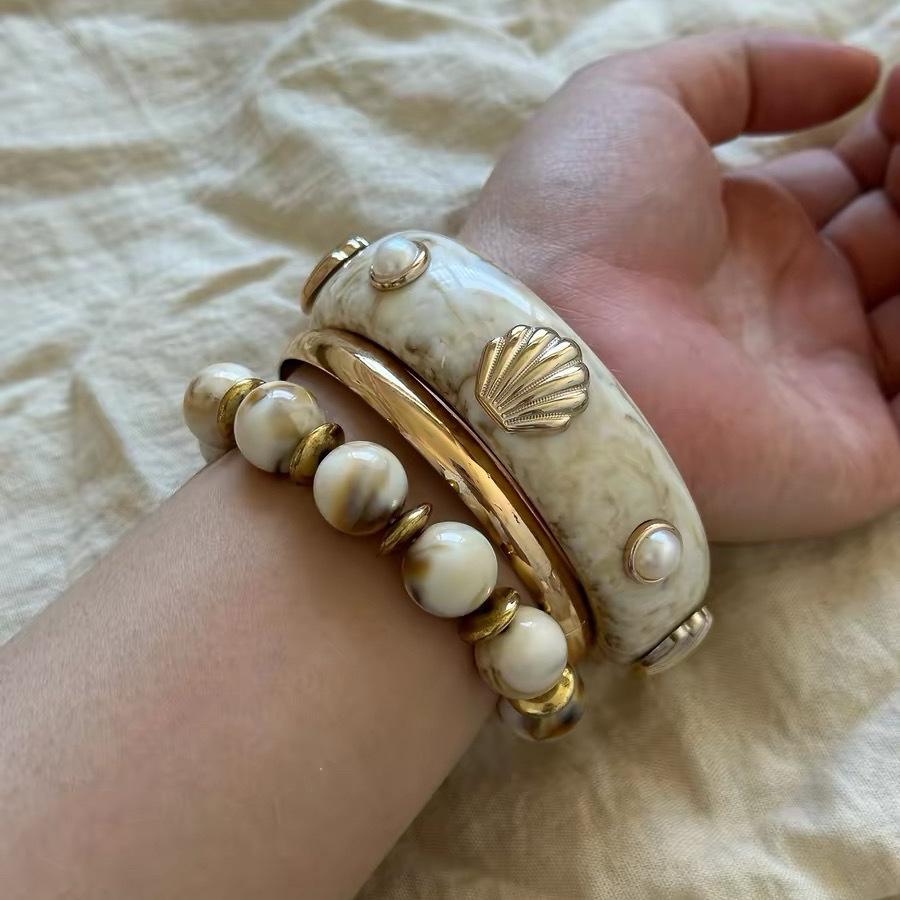 Vintage Vintage Bracelet Set Fashionable All-Match Wide-Brimmed Bracelet Stacked High-Grade Spring and Summer New All-Match Bracelet