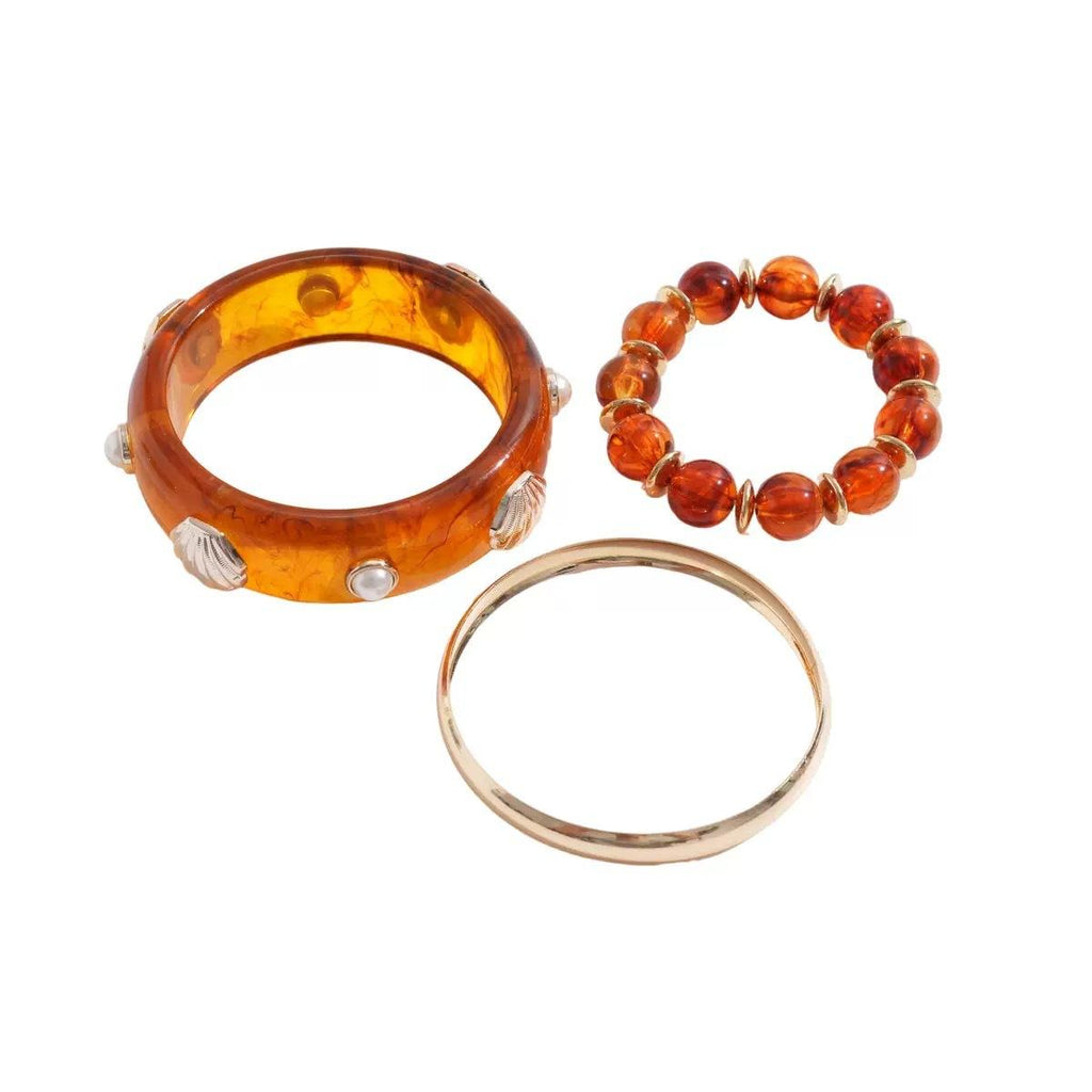 Vintage Vintage Bracelet Set Fashionable All-Match Wide-Brimmed Bracelet Stacked High-Grade Spring and Summer New All-Match Bracelet