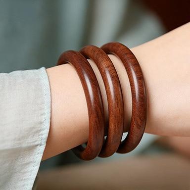 Natural Old Peach Wood New Bracelet Bracelet Simple Gift Safety Bracelet Wooden Bracelet Bracelet Gift Good Product Opening Season