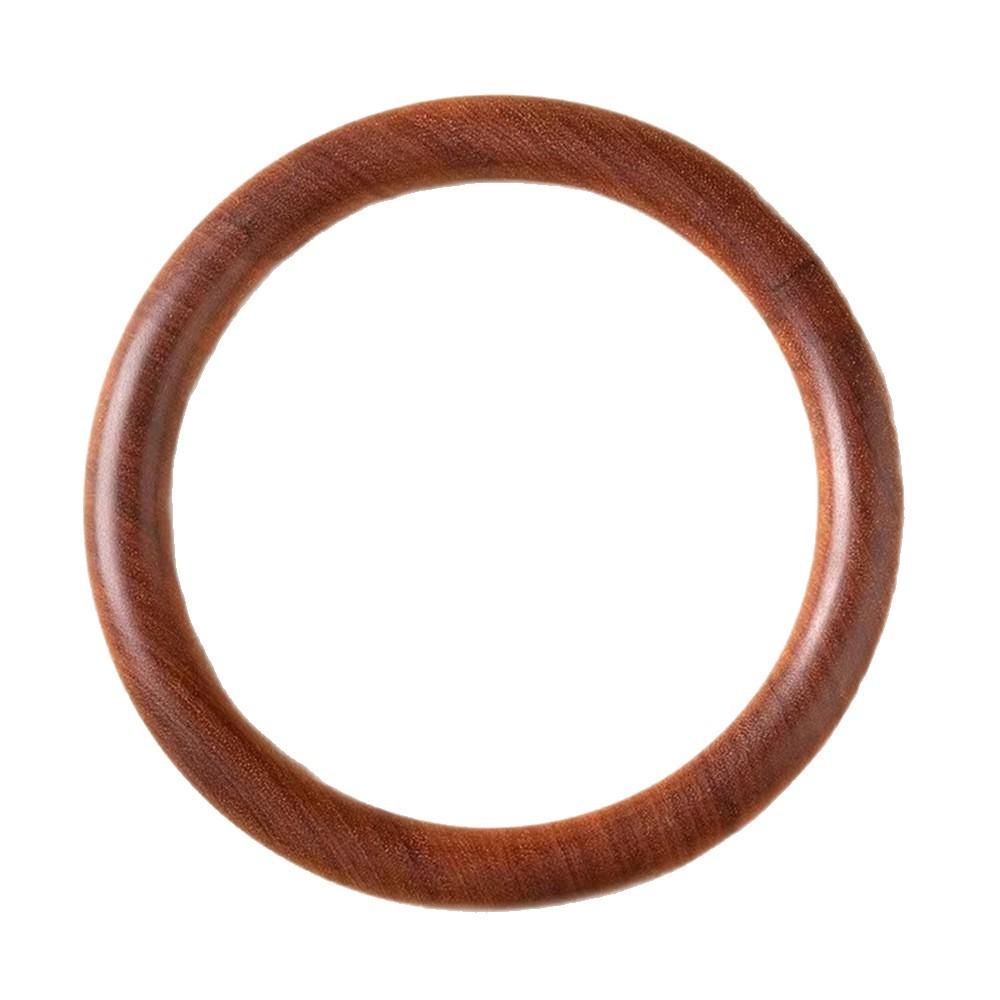 Popular Mount Tai Old Peach Wood Bracelet Pure Log Women's Bracelet Natural Raw Wood round Bracelet Gift Simple Plain Ring