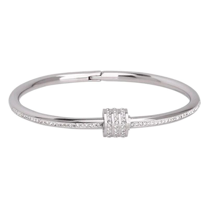 Light Luxury High-Grade Micro-Inlaid Diamond Bracelet Women's Fashion Simple Titanium Steel Non-Fading Bracelet Couple All-Match Jewelry