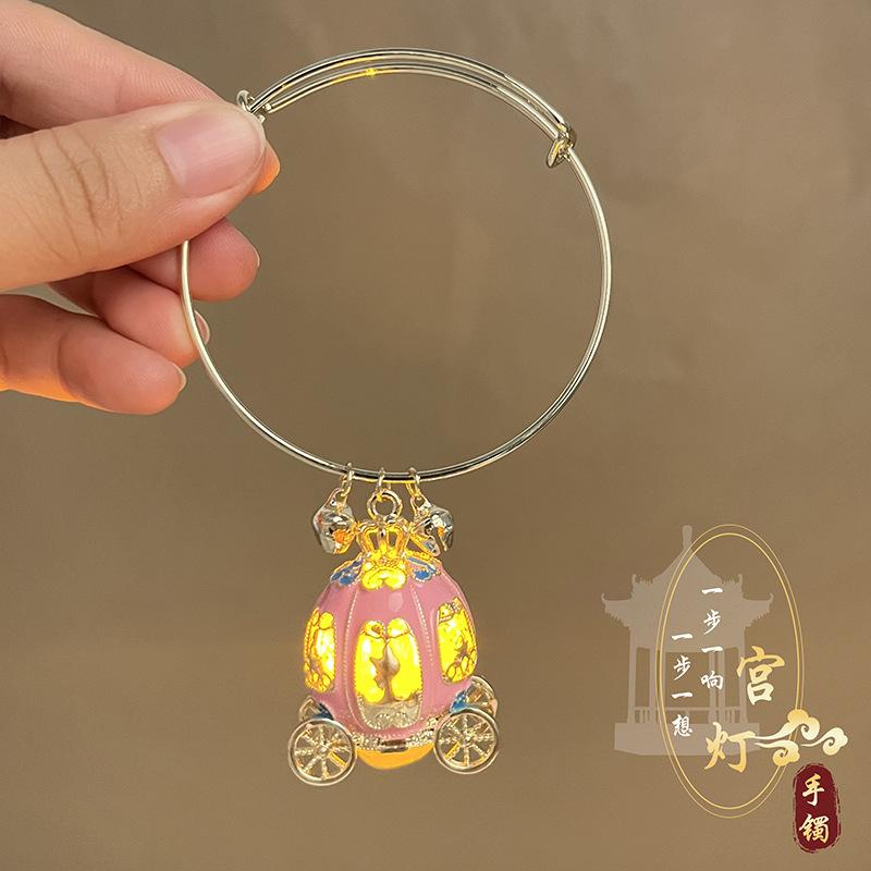 Ancient Style Bracelet Luminous Tassel Lantern Bracelet Court Fairy Bracelet Bracelet Daily Temperament All-Match Jewelry for Women
