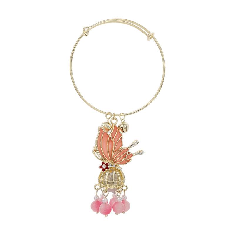 Ancient Style Bracelet Luminous Tassel Lantern Bracelet Court Fairy Bracelet Bracelet Daily Temperament All-Match Jewelry for Women