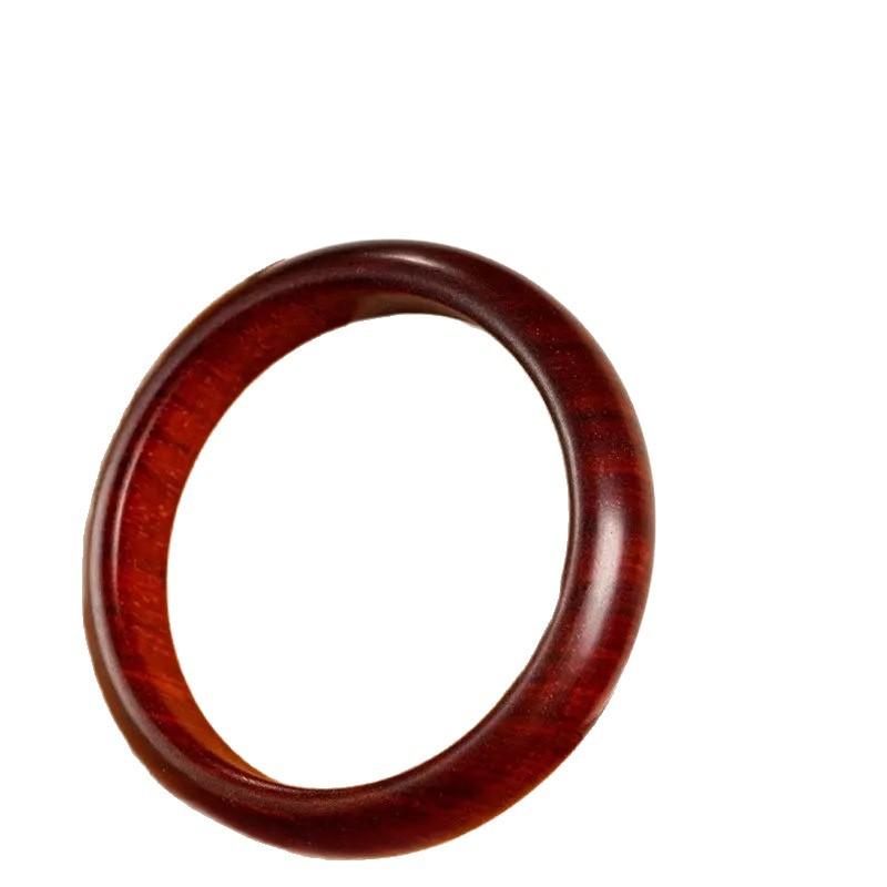 Natural Mount Tai Old Peach Wood Bracelet Women's Chaise Bracelet One-Piece Molding Beauty Bracelet for Mother in the Year of Birth