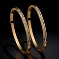 Stainless Steel Bracelet Girls Non-Fading Bracelet Diamond Jewelry Niche Design Sense All-Match Titanium Steel Bracelet Wholesale