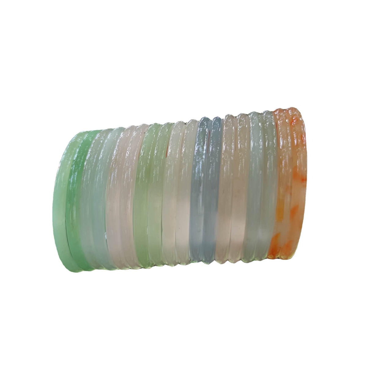 Inner Diameter 62 Jingle Bracelet Glass Imitation Jade Bracelet Fine Bracelet Forbidden Step Ring Forbidden Step Ring Hanfu Accessories Bracelet Wholesale