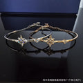 Shijia 1:1 High Version Eight Awn Star Bracelet Romantic Star Element Bracelet Hexagonal Star Bracelet 520 Gift