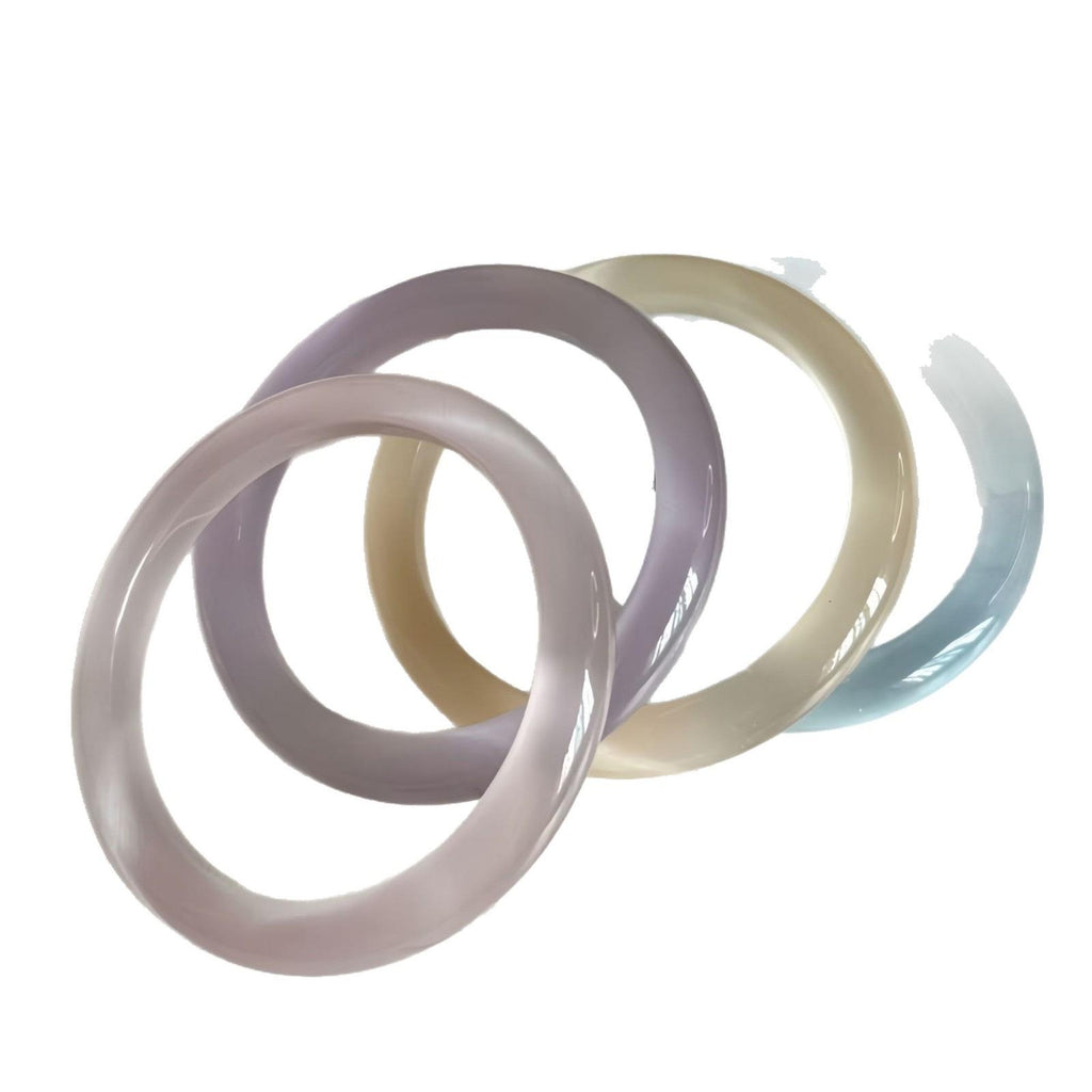 Direct Supply High-Grade Opal Bracelet White Moonlight Ice Blue Champagne Bracelet Glass Color Drainage Hot Gift