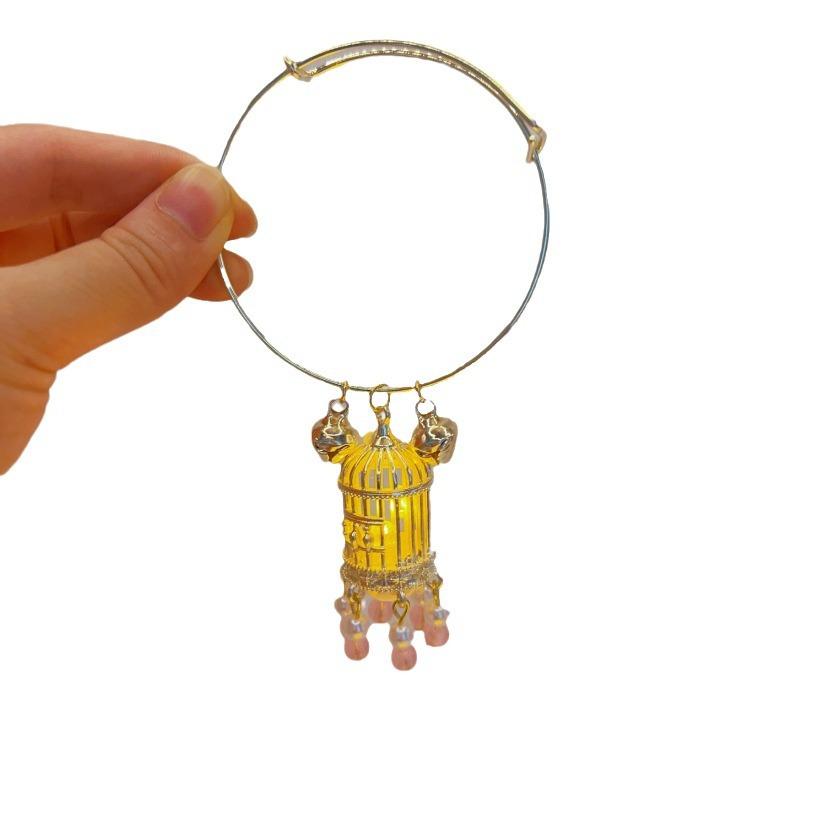 Palace Lamp Luminous Bracelet Ancient Style Bracelet Hanfu Accessories Bracelet Pendant High-Grade Hair Accessories Headdress Jewelry Bracelet
