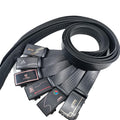 Factory Wholesale Men's Belt Aviation Belt Beef Tendon Belt Is Better than Cowhide Night Market Stall Supply Automatic Buckle