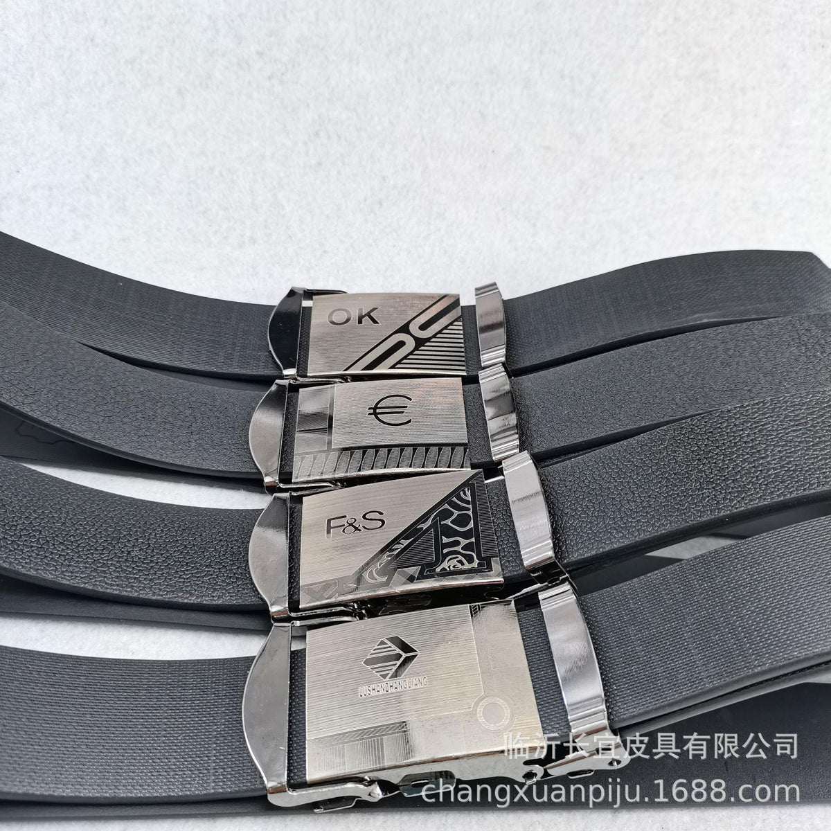 Factory Wholesale Men's Belt Aviation Belt Beef Tendon Belt Is Better than Cowhide Night Market Stall Supply Automatic Buckle