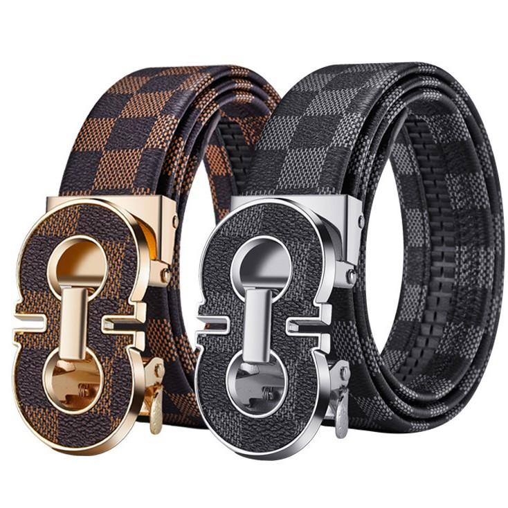 Men's Business Casual Belt Automatic Buckle Factory Direct Spot Low Price Impulse Foreign Trade Factory Wholesale