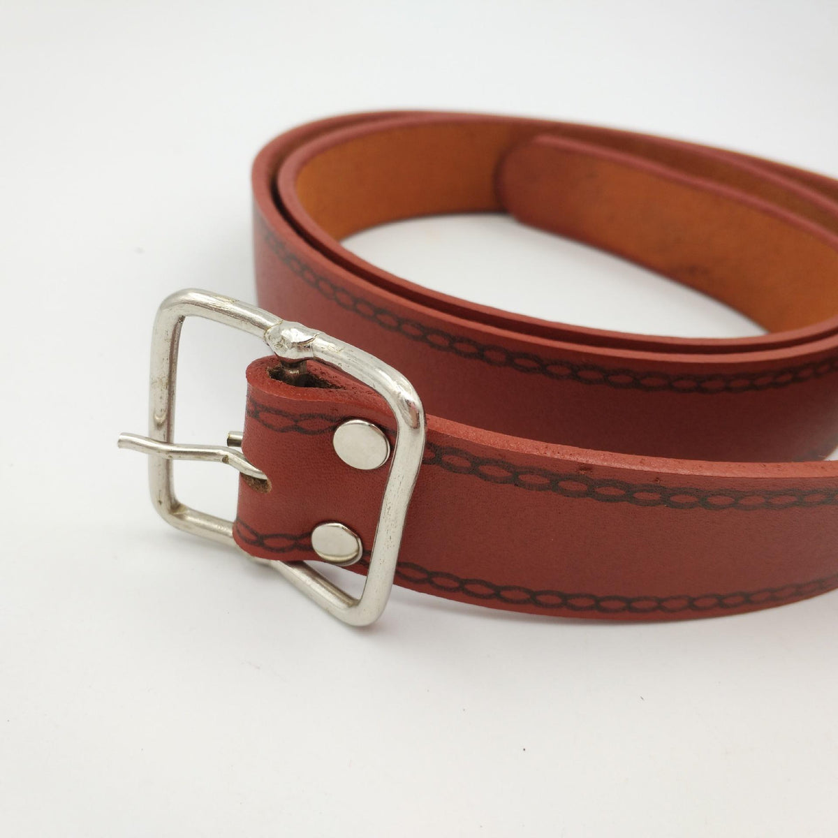 Factory Spot Wholesale Electrician Cowhide Belt Lengthened Middle-Aged and Elderly Belt Electrician Cowhide Belt