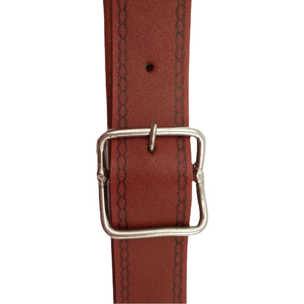 Factory Spot Wholesale Electrician Cowhide Belt Lengthened Middle-Aged and Elderly Belt Electrician Cowhide Belt