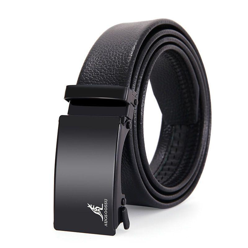 Ceali Kievr Men's Belt Frosted Automatic Buckle Kangaroo Belt Imitation Cowhide Live Hot Wholesale Delivery