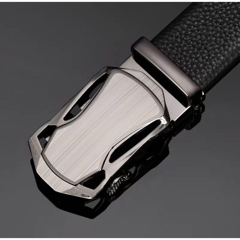 Ceali Kievr Men's Belt Automatic Buckle Kangaroo Belt Pants Belt TikTok Fast Hand Online Popular