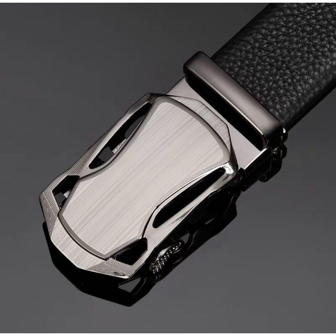 Ceali Kievr Men's Belt Automatic Buckle Kangaroo Belt Pants Belt TikTok Fast Hand Online Popular