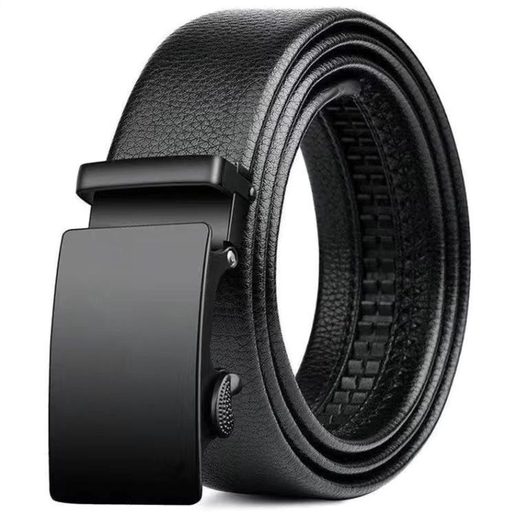 Ceali Kievr Men's Belt Automatic Buckle Kangaroo Belt Pants Belt TikTok Fast Hand Online Popular