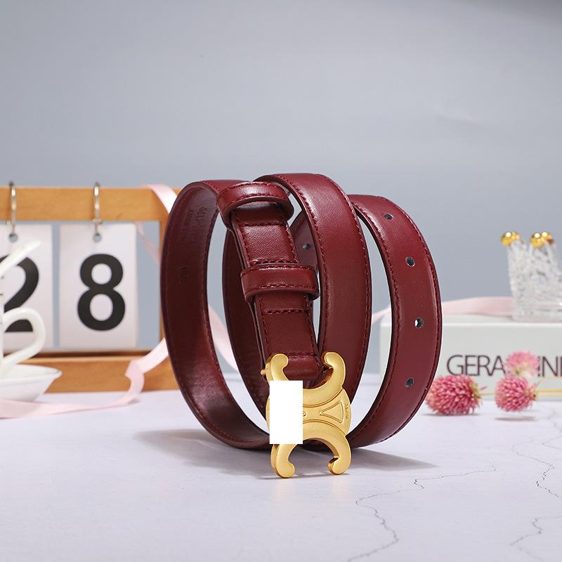 New Women's Belt Fashionable All-Match Belt Black Decorative Women's Niche Design High-Grade Cross-Border Exclusive
