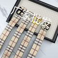 New Letter Ib Two-Layer Cowhide Belt Casual Fashion All-Match Fashion Belt Babao Men's Belt Factory Wholesale