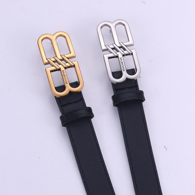 Letter B's Personalized High-Grade Belt Women's Fashion Jeans with All-Match Women's Belt Light Luxury Style Decorative Belt