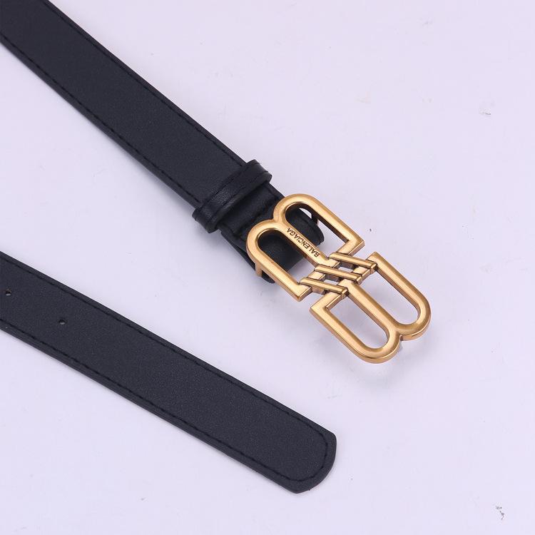 Letter B's Personalized High-Grade Belt Women's Fashion Jeans with All-Match Women's Belt Light Luxury Style Decorative Belt