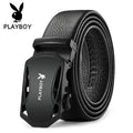 Playboy Belt Men's Belt Body Automatic Buckle Middle-Aged Men's Pants Belt High-End Casual Men's Belt Belt