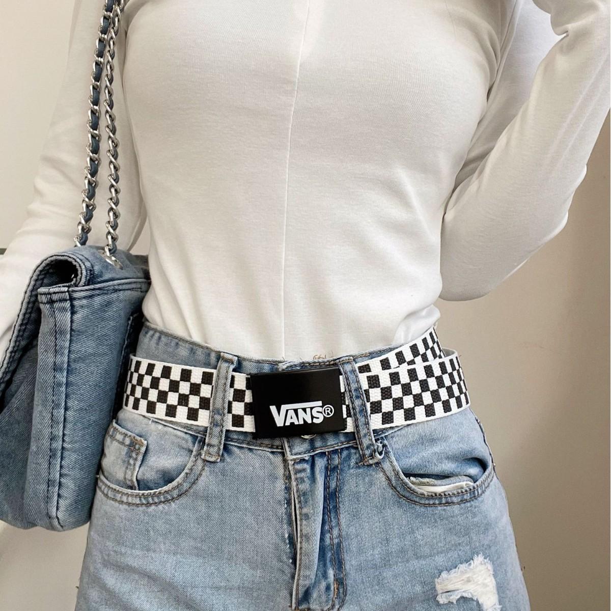 2025 New Letter Belt All-Match Ins Style Jeans Millennium Hot Girl Belt