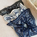 Satin High-Grade Square Scarf Large Intestine Hair Ring Female Bohemian Shell Conch Square Oversized Hair Rope Headband Headdress