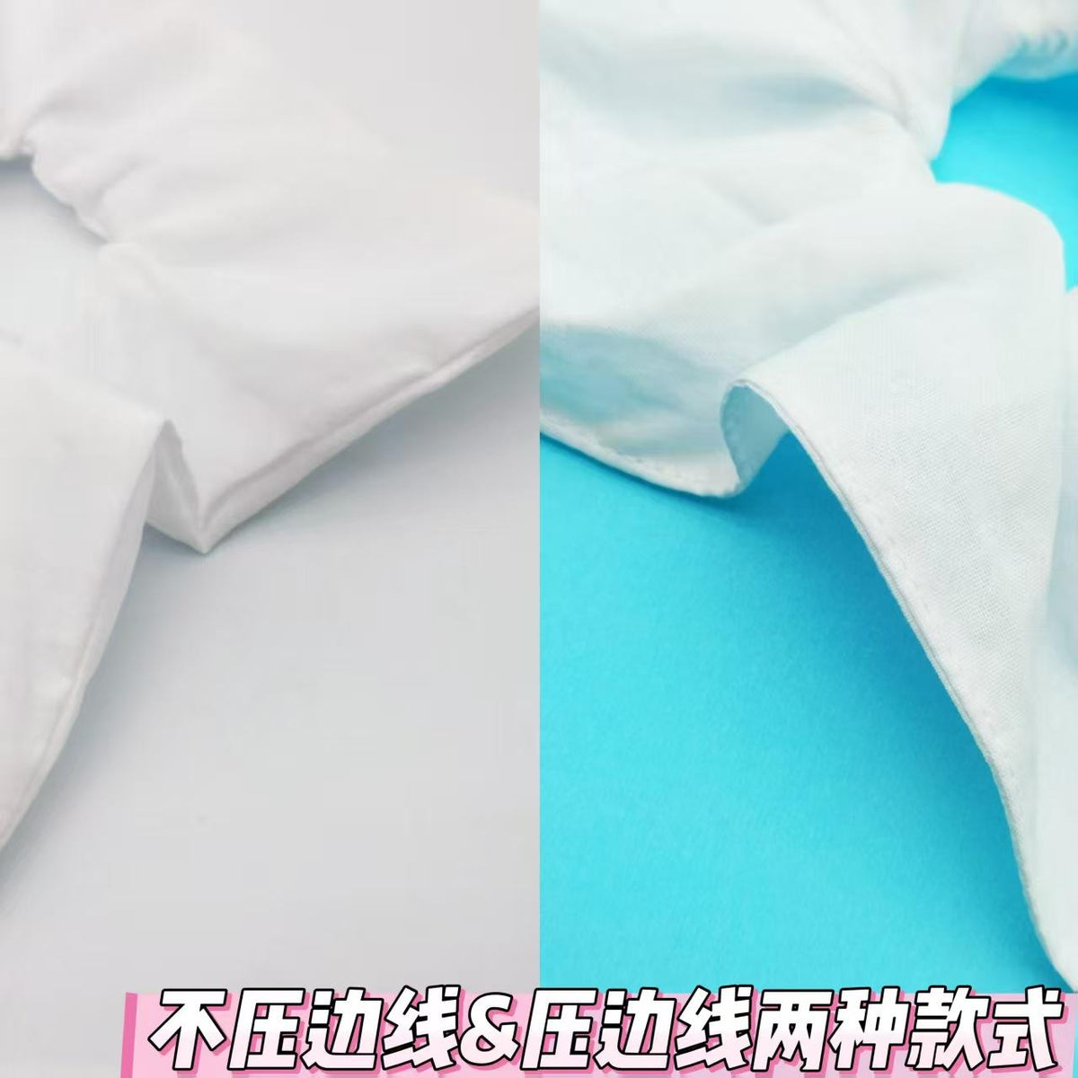 Amazon Cross-Border New White Cotton Square Scarf Large Intestine Hair Ring European and American Simple Tie-Dyed Square Hair Ring Dly