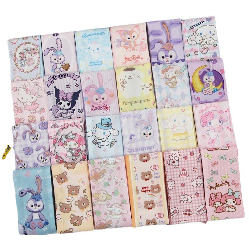 Long Cartoon Series All-Match Silk Scarf Tie Hair Band Bow Ribbon Tie Bag Hand Gift Silk Scarf Ribbon