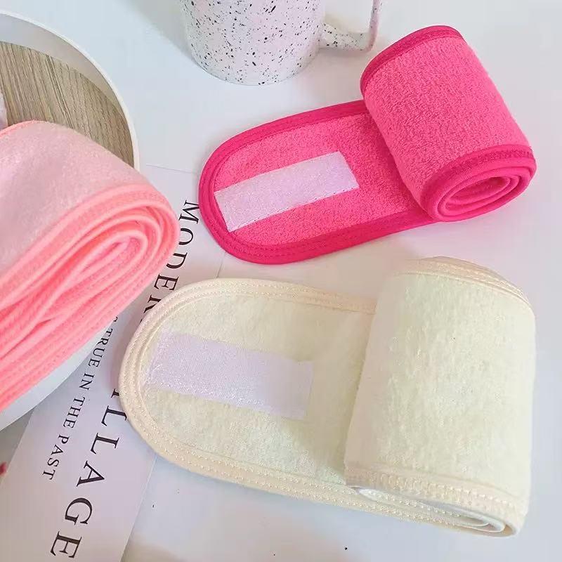 Amazon Microfiber Velcro Headscarf Female Face Wash Makeup Confinement Towel Sports Sweat-Absorbent Yoga Non-Slip Hair Band