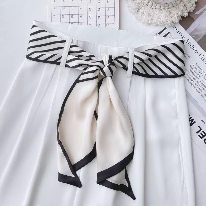 Long Small Scarf Wholesale Belt Women's Hair Band Versatile High-Grade Hair Accessories Scarf Ribbon