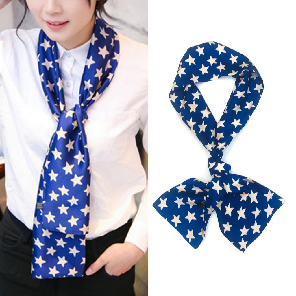 Silk Scarf Silk Long Hair Band Hair Accessories Tie Bag Ribbon Printed Scarf Women's Small Scarf Factory Polyester Chiffon