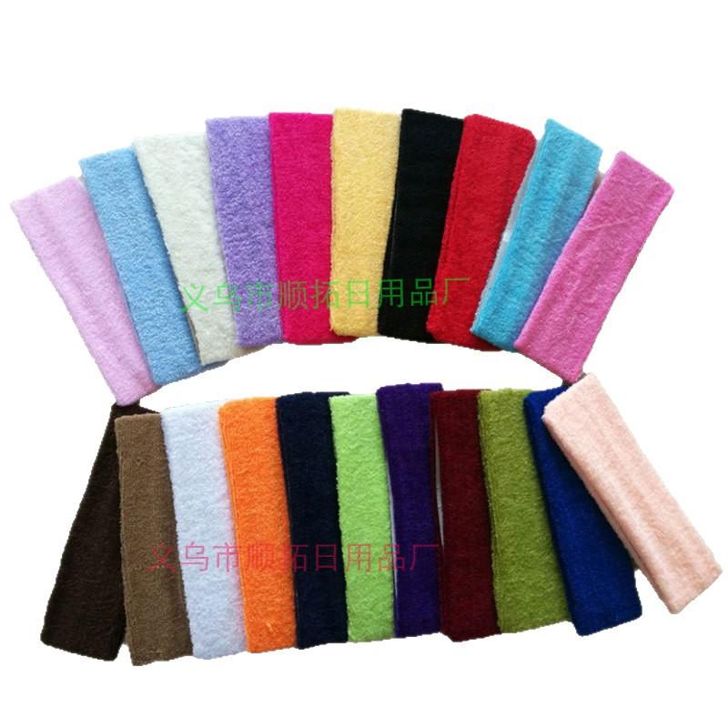 Towel Material Sports Headband Face Wash Hair Band Towel Material Sweat-Absorbent Headscarf Beauty Yoga Headband Face Wash Beauty Towel