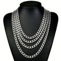 Wholesale NK Chain European and American Titanium Steel Cuban Chain Necklace Men's and Women's Fashion Brand Hip Hop Simple All-Match Accessories Non-Fading Thick