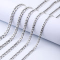 European and American Titanium Steel NK Chain Hip Hop Personality Cuban Chain DIY Jewelry Chain Pendant Chain Chain Stainless Steel Necklace