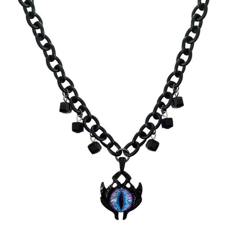 Cross Titanium Steel Non-Fading Necklace Men's Light Luxury Hip Hop Punk Cuban Chain All-Match High-Grade Clavicle Chain Fashion