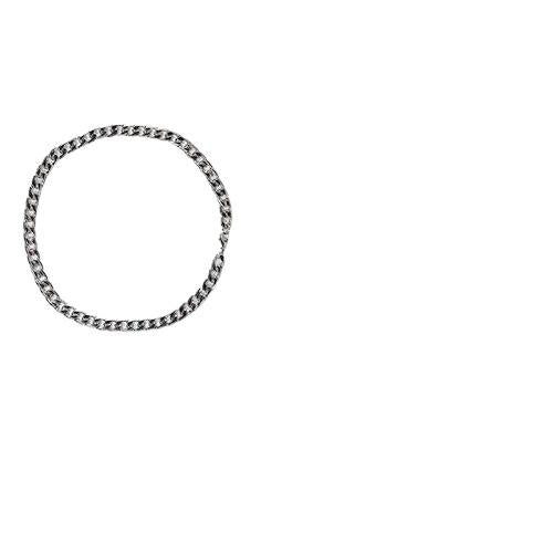 Titanium Steel Non-Fading Thick Chain Cuban Chain Necklace Female Male Fashion Ins European and American Street Hip Hop Sweater Chain Accessories