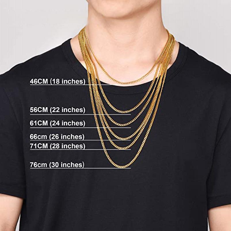 Stainless Steel Hip Hop Six-Sided Grinding Cuban Chain Necklace Titanium Steel Bracelet Simple Fashion Sweater Chain Factory Jewelry Wholesale