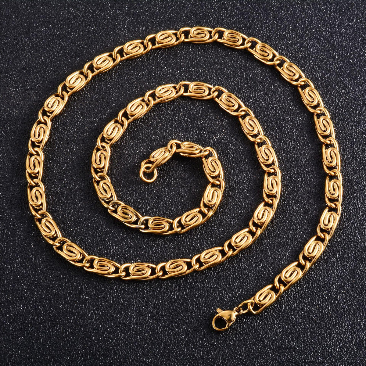 Stainless Steel Bracelet Vacuum Electroplating Colorfast Necklace Handmade DIY Jewelry Bracelet 18K Gold Clavicle Chain