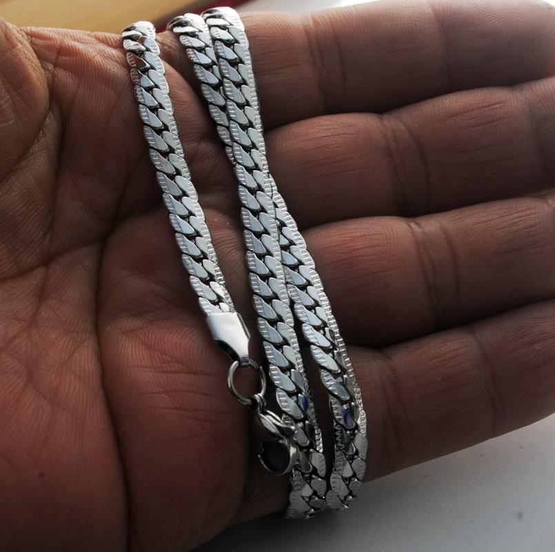European and American Cuban Necklace Men's Fashion High Street Ins Hip Hop Thick Chain Titanium Steel Encryption Embossing Chain Girl's Fashion Accessories