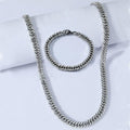 Cuban Chain Necklace Hip Hop Titanium Steel Non-Fading High Street Thick Chain Jewelry Cross-Border Accessories New One-Piece Delivery
