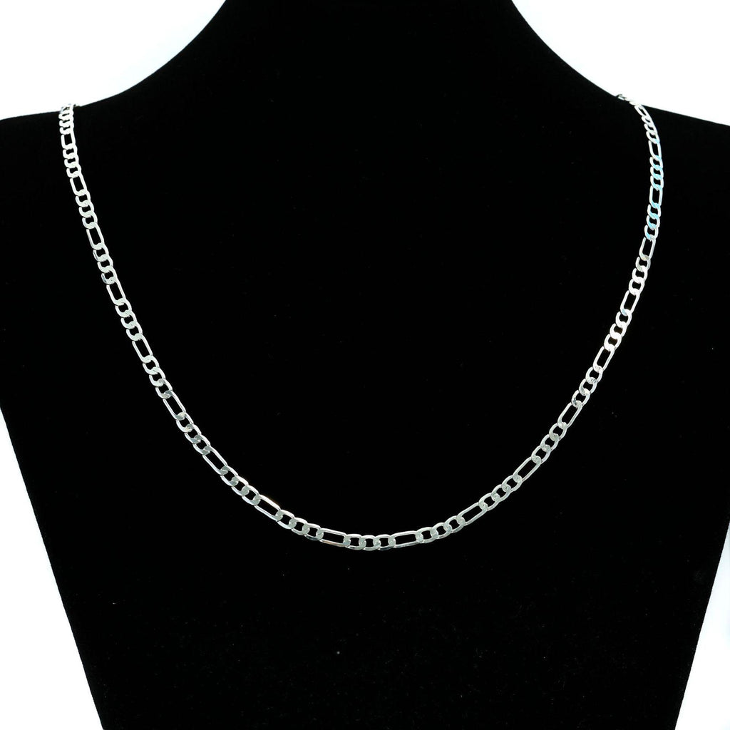Stainless Steel Cuban Chain Necklace Men's Fashion Trendy Titanium Steel Jewelry Cross-Border Trendy All-Match 3 1nk Figaro Chain