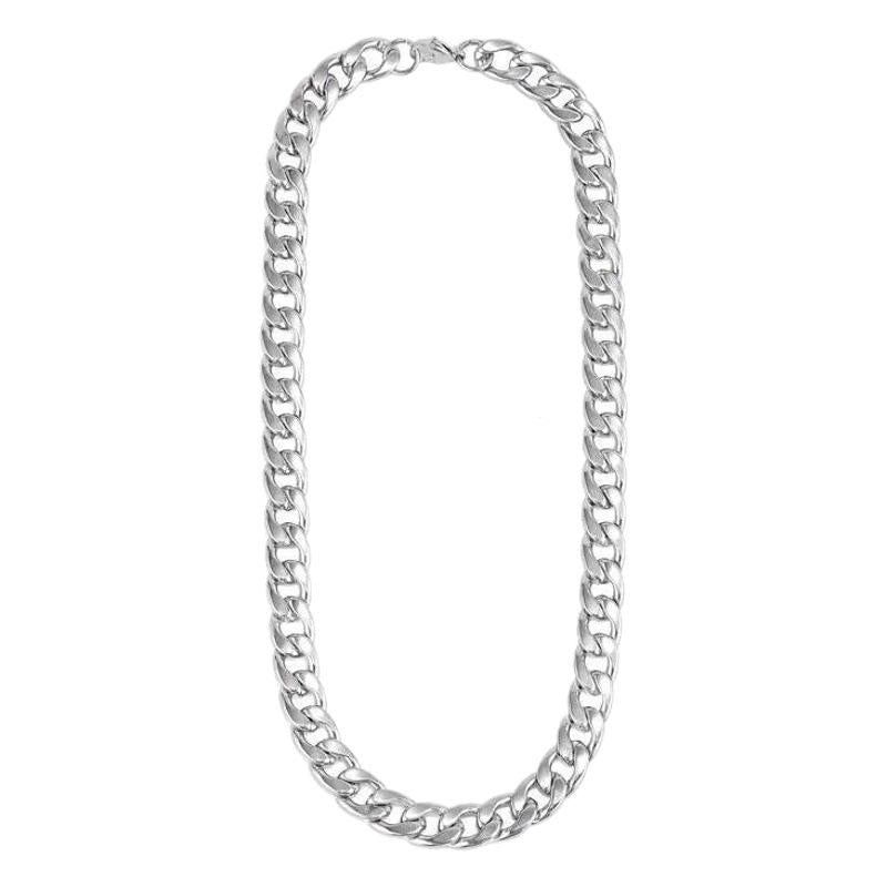 Thick Chain Cuban Chain Necklace Female Men's Fashion Ins European and American Street Hip Hop Sweater Chain Accessories