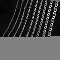 Stainless Steel Titanium Steel NK Chain Titanium Steel Cuban Chain All-Match Hip Hop Jewelry European and American Hip Hop DIY Cuban Necklace