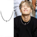 Simple Necklace Xingmang All-Match Cuban Pendant Design Niche High Sense Hip Hop Ruan Handsome Titanium Steel Men's Accessories