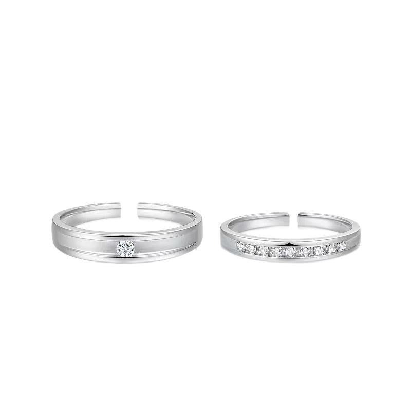 Niche Design Zircon Open Ring Female Cold Wind High Sense Stacked Index Finger Ring Light Luxury Ins Style Ring