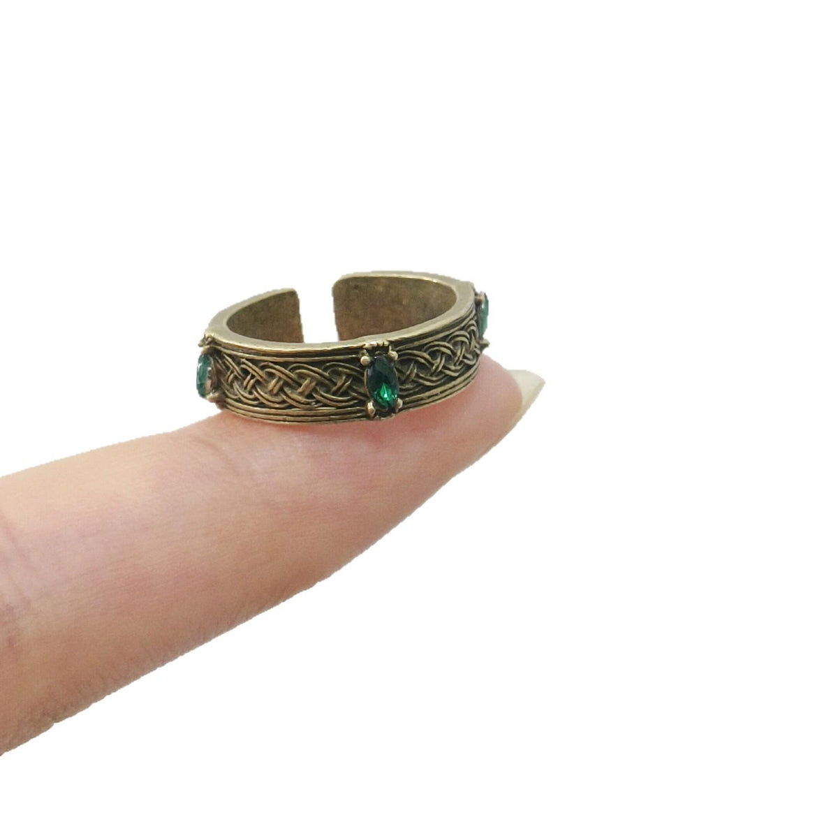 Retro Dark Ring Gothic Style Butterfly Enamel Court Style Open Ring Niche Stacked Design Sense Ring