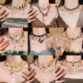 Sweet Cool Hot Girl Choker Butterfly Pendant Necklace Female Hot Fashion Heavy Industry Tassel Retro Necklace Clavicle Chain
